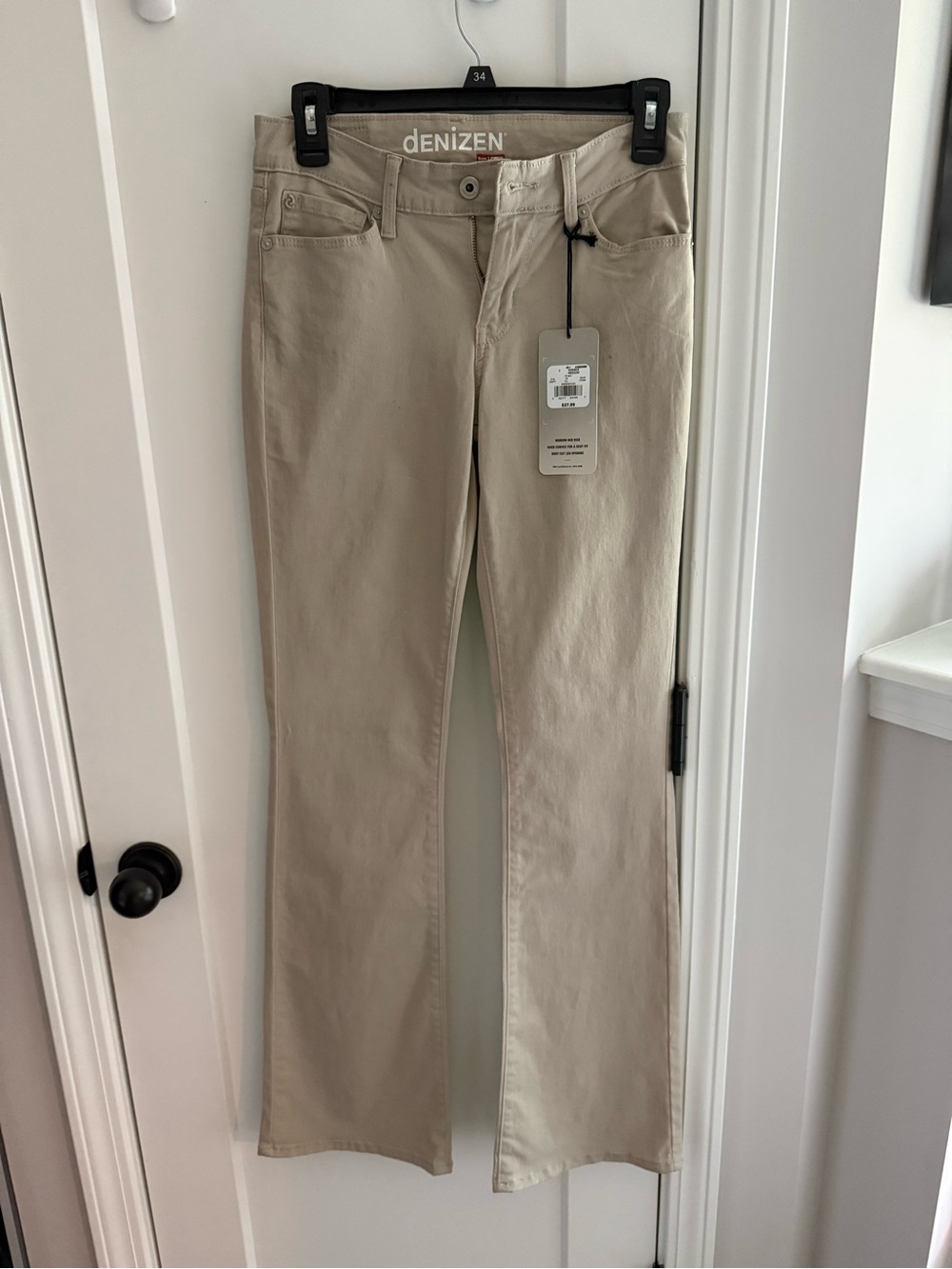 Denizen from Levi's Women's Beige Boot-Cut Jeans